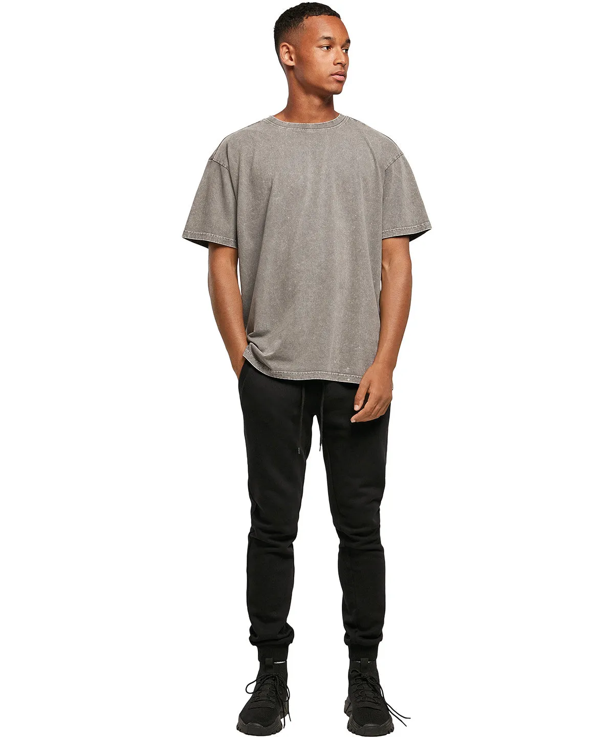 Acid washed heavy oversized tee | Union Beige