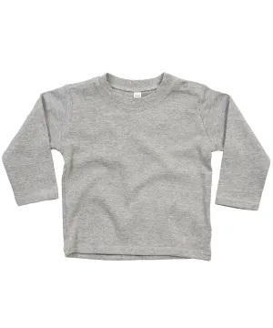 Baby long sleeve T | Heather Grey Melange