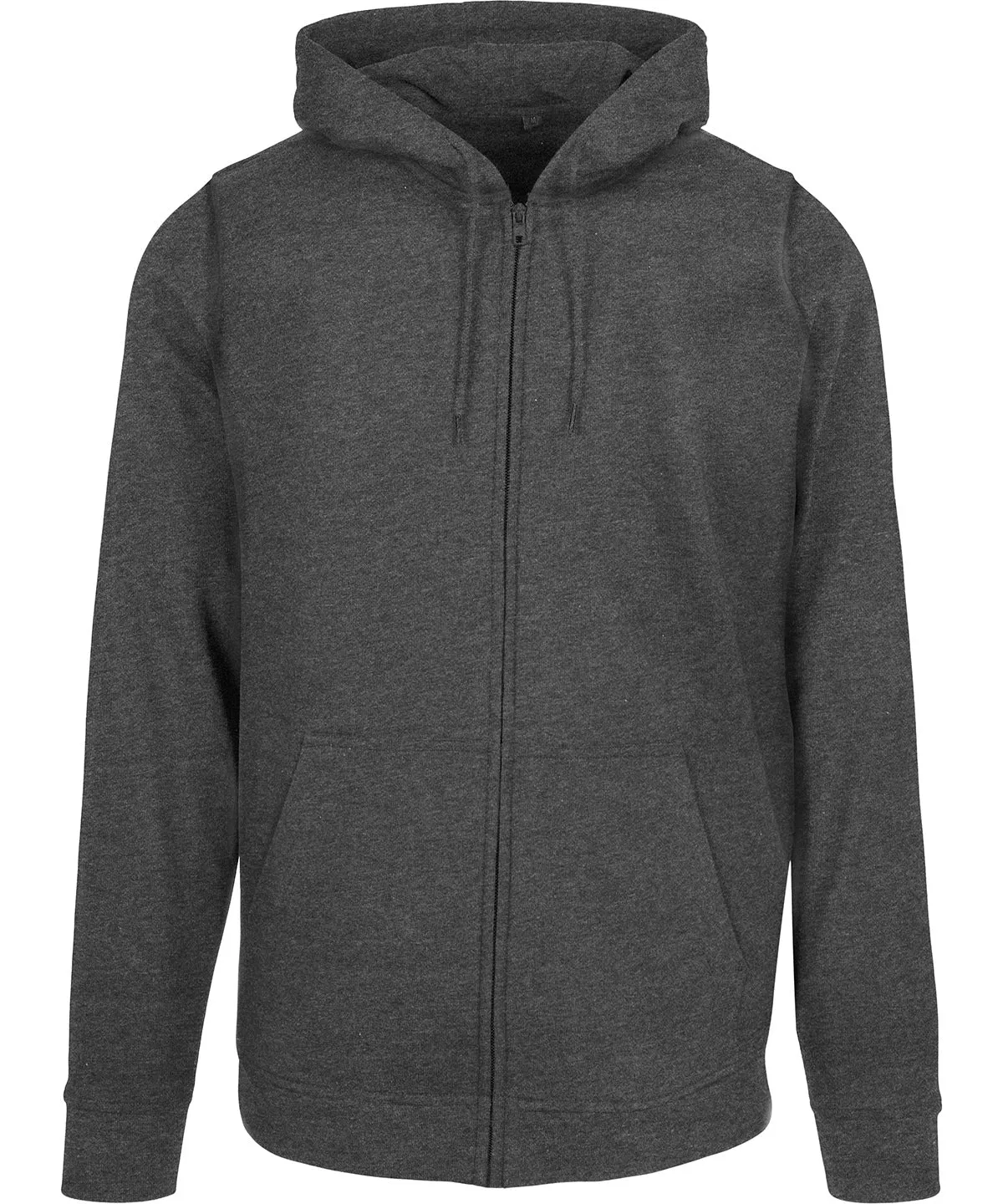 Basic zip hoodie | Charcoal