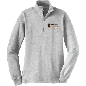 Biggby Coffee Hockey Club Ladies 1/4-Zip Sweatshirt