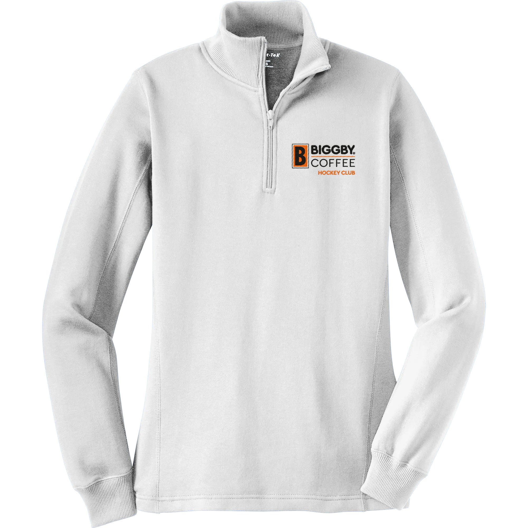 Biggby Coffee Hockey Club Ladies 1/4-Zip Sweatshirt