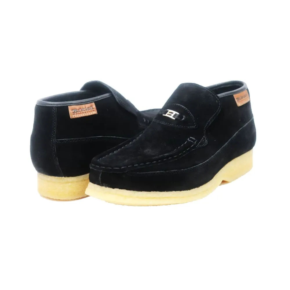 British Walkers BWB Men's Suede Slip On Crepe Sole