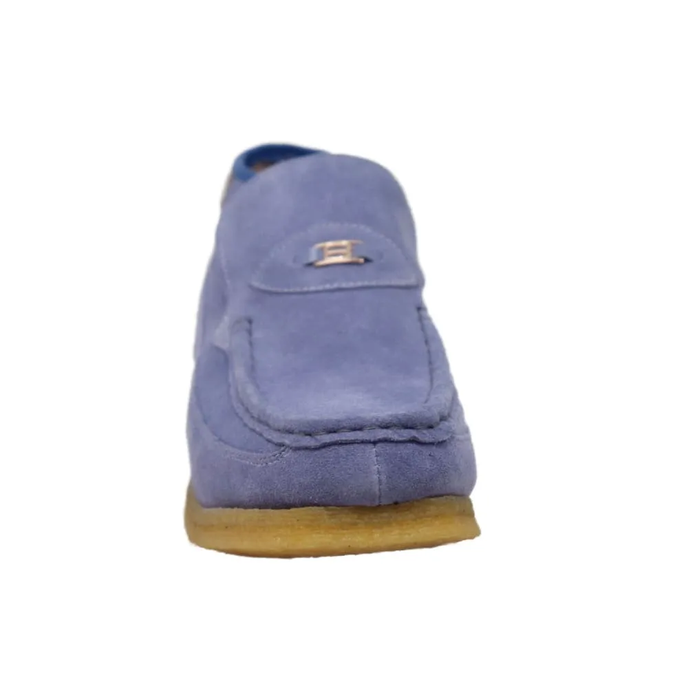 British Walkers BWB Men's Suede Slip On Crepe Sole