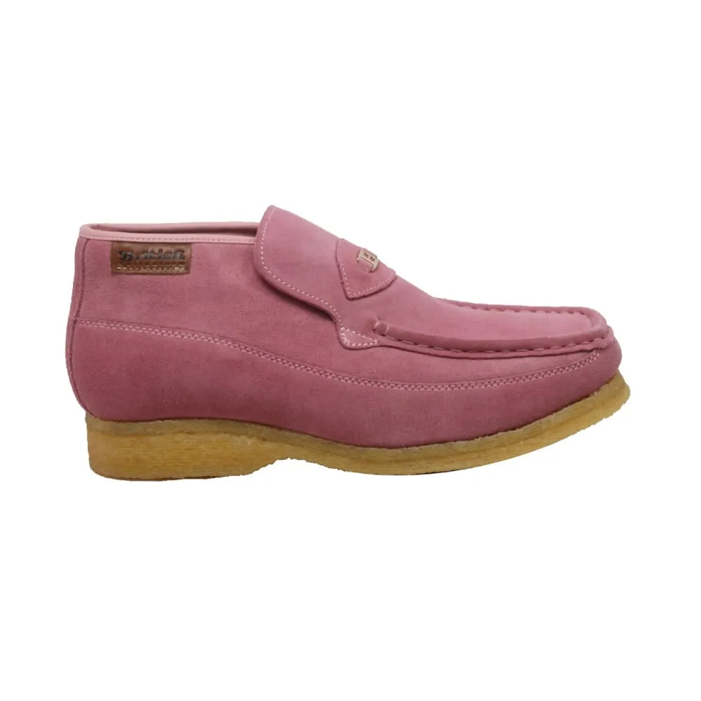 British Walkers BWB Men's Suede Slip On Crepe Sole