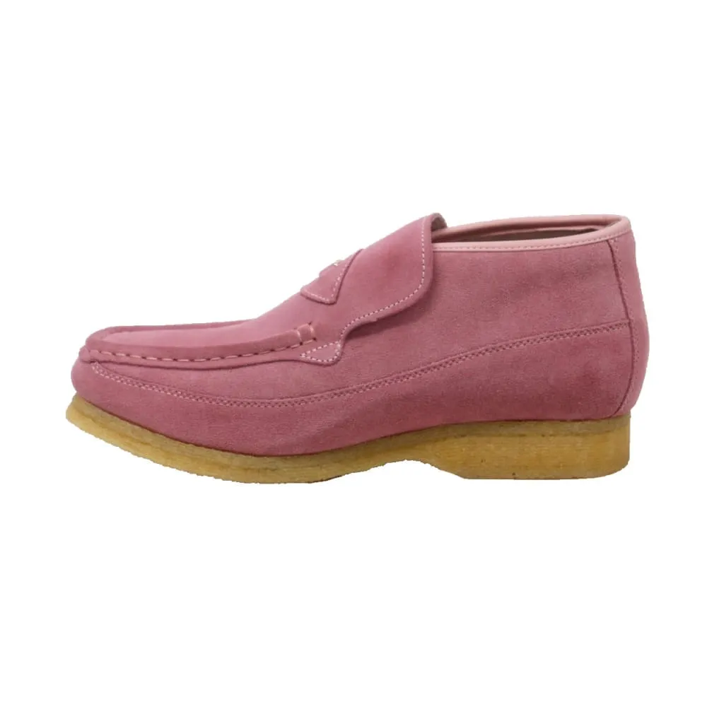 British Walkers BWB Men's Suede Slip On Crepe Sole