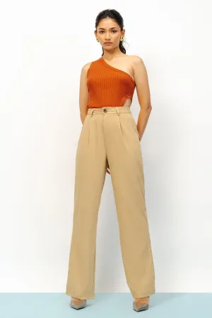 Caramel Soft Korean Pants