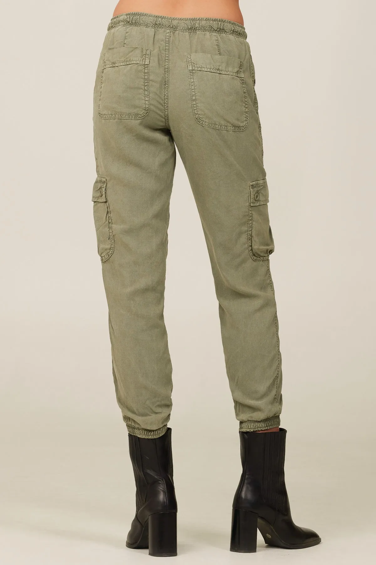 Cargo Track Pants - Soft Army