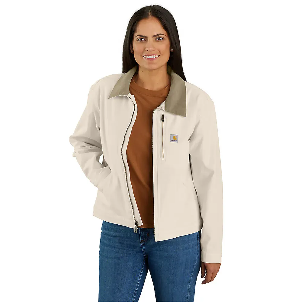 Carhartt Women's Re-Engineered Rugged Flex Loose Fit Canvas Detroit Jacket