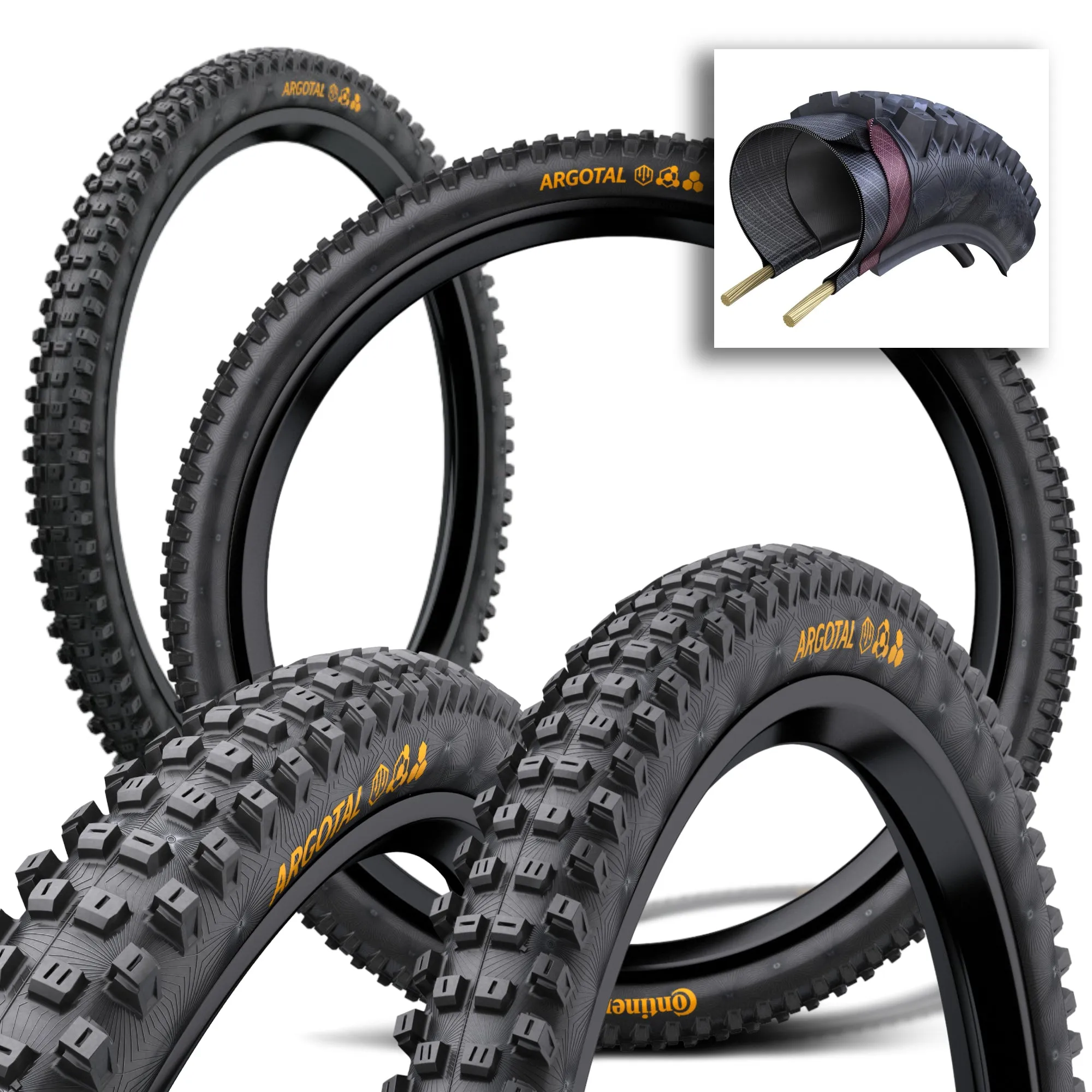 Continental Argotal Foldable Mountain Bike Tire – Durable, High-Performance Tread for Rugged Trails