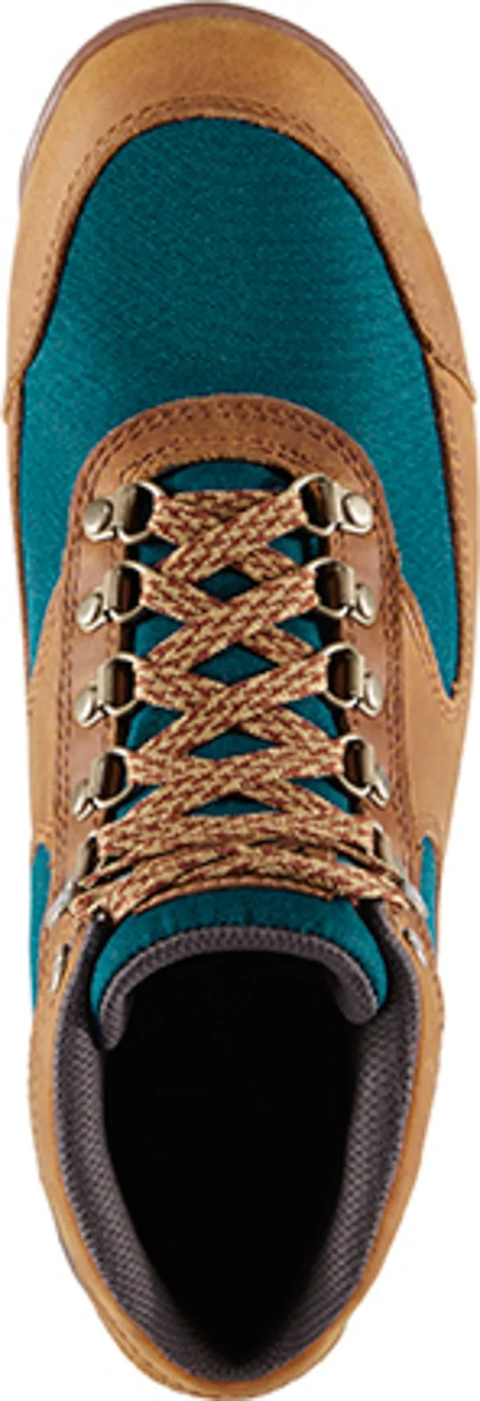 Danner Jag Womens Brown/Deep Teal Nylon/Leather WP DWR Casual Boots