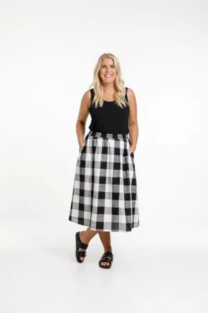 DELILAH SKIRT GINGHAM CHECK