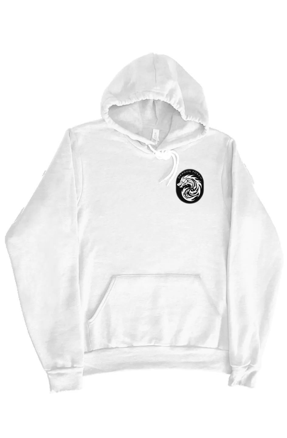 Dragon Foxx™ Tribal Dragon White Pullover Hoodie