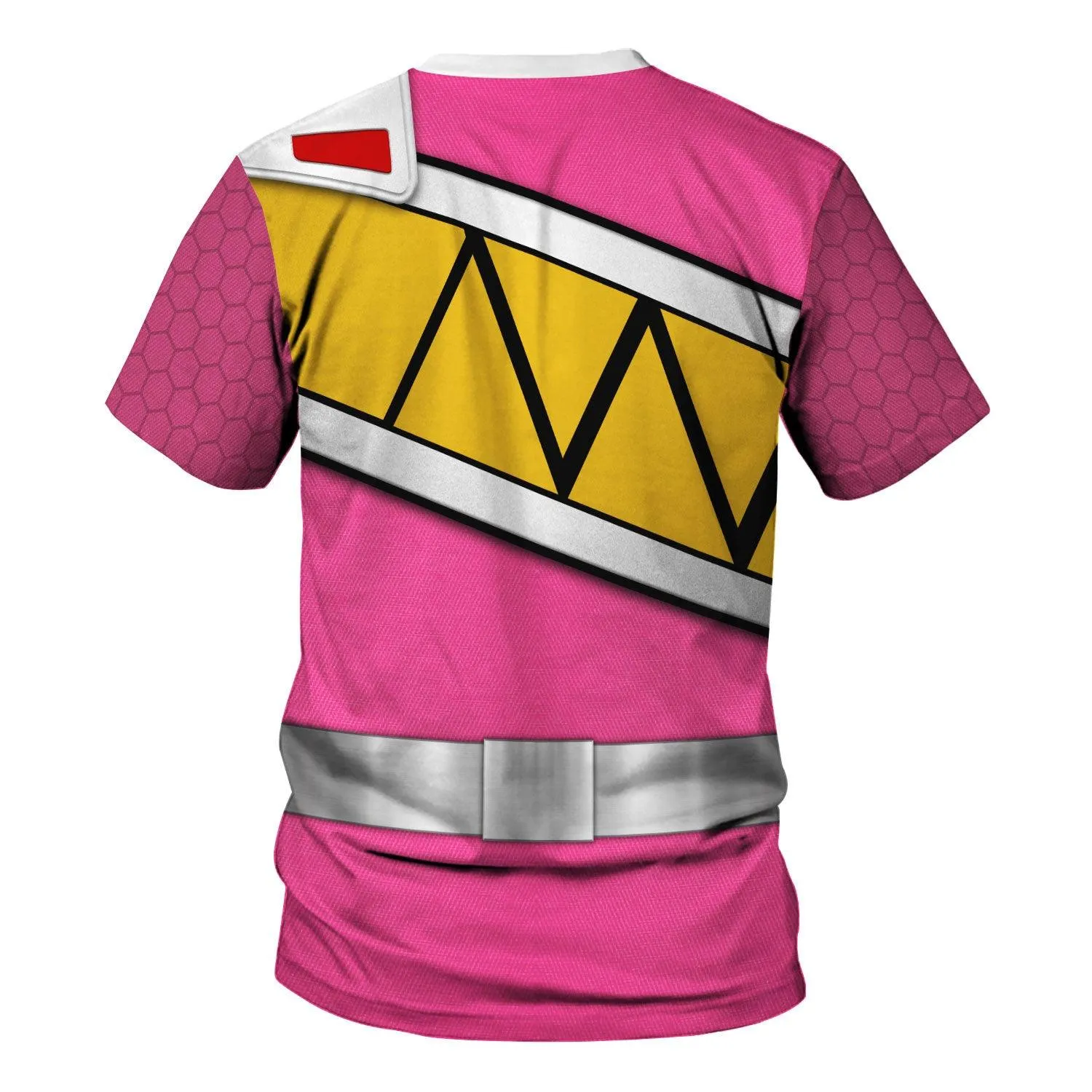 Gearhomie Pink Power Rangers Dino Charge Hoodies Sweatshirt T-shirt Hawaiian Tracksuit