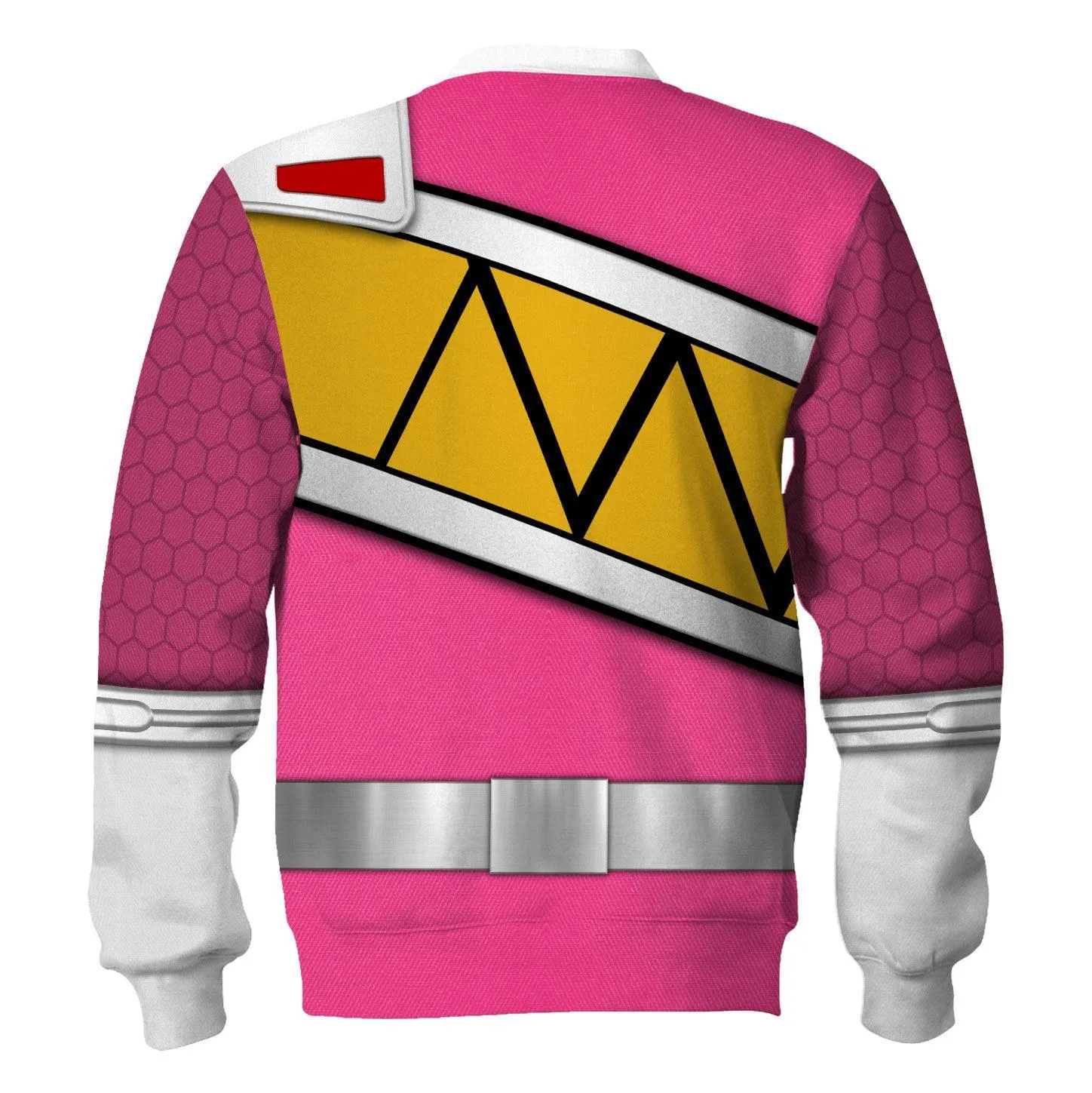 Gearhomie Pink Power Rangers Dino Charge Hoodies Sweatshirt T-shirt Hawaiian Tracksuit