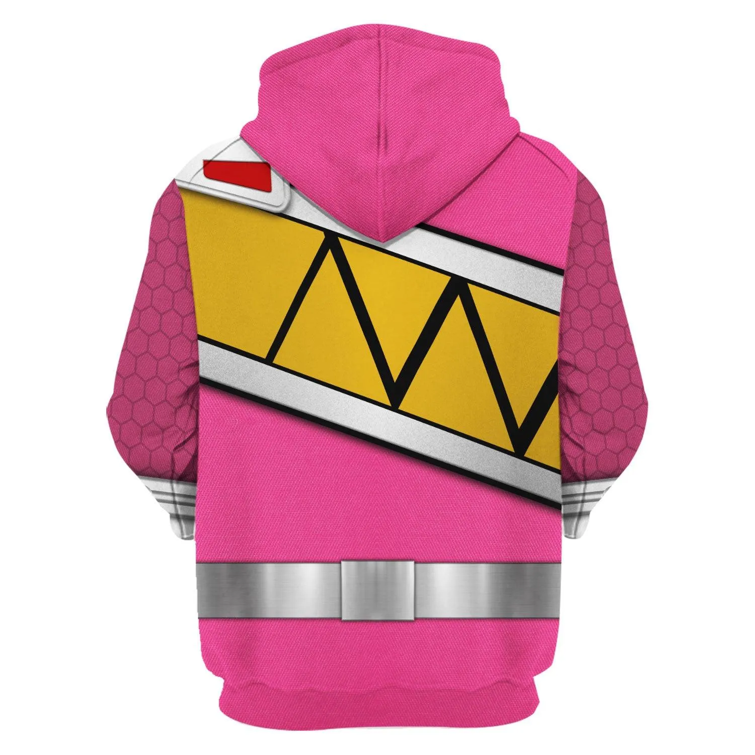 Gearhomie Pink Power Rangers Dino Charge Hoodies Sweatshirt T-shirt Hawaiian Tracksuit