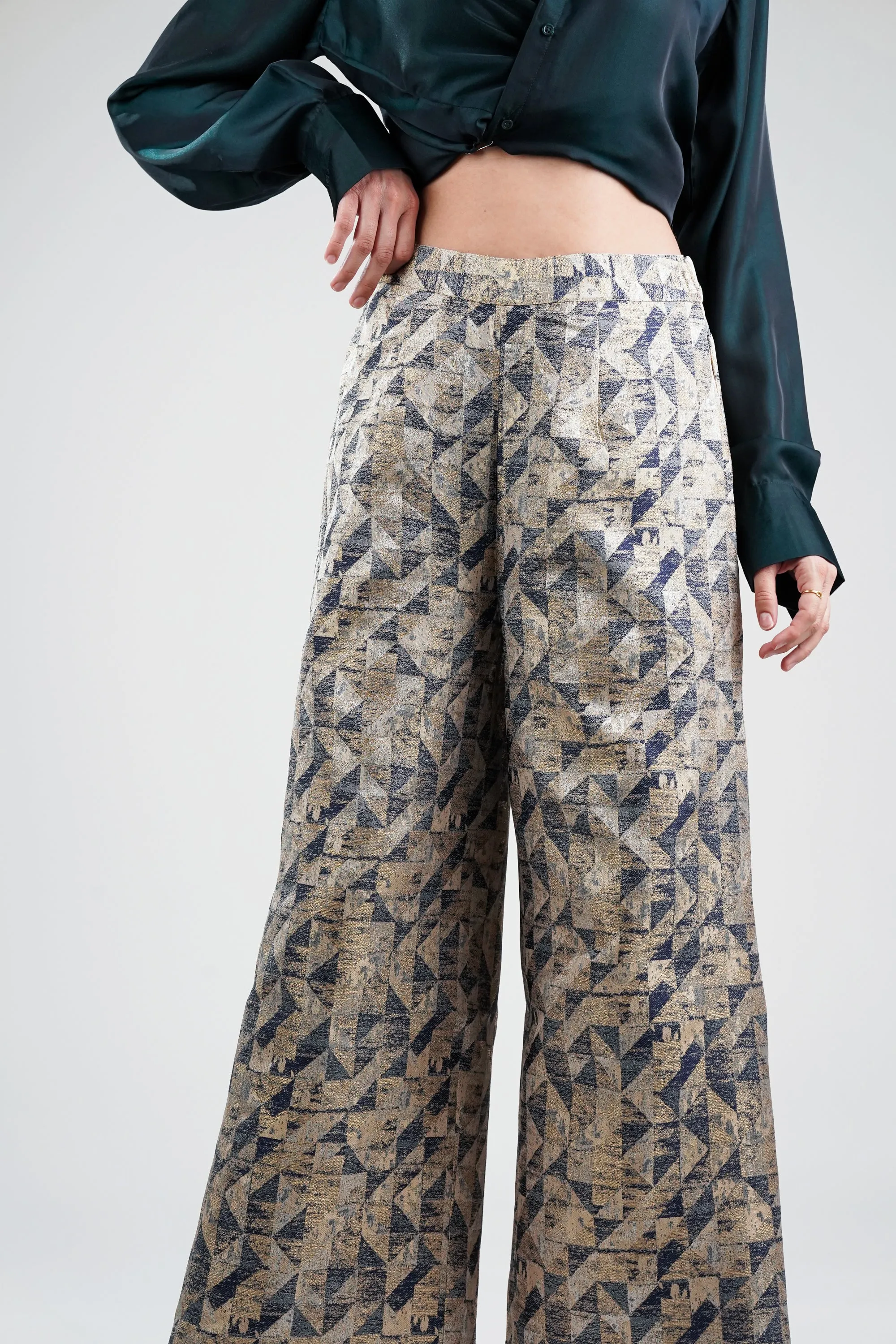 Geo Glam Palazzo Pant