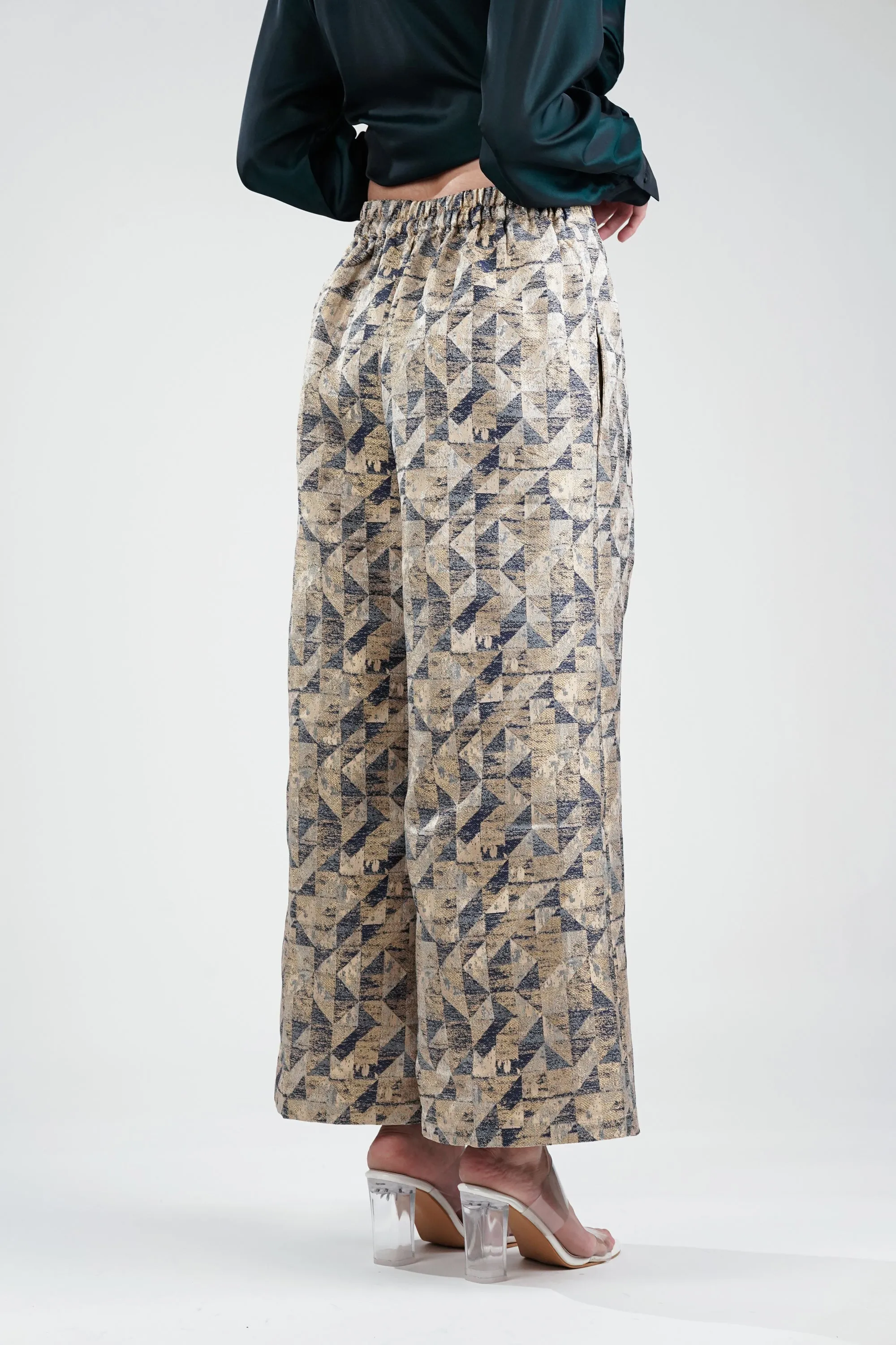 Geo Glam Palazzo Pant