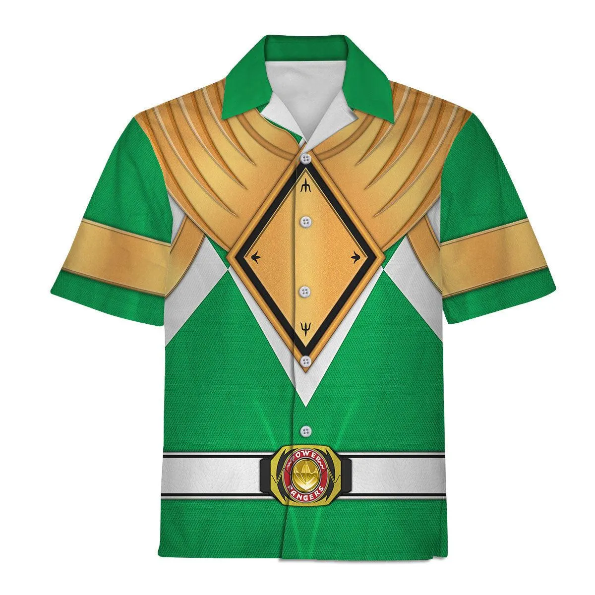 Green Ranger Dragon Shield Hoodies Sweatshirt T-shirt Hawaiian Tracksuit