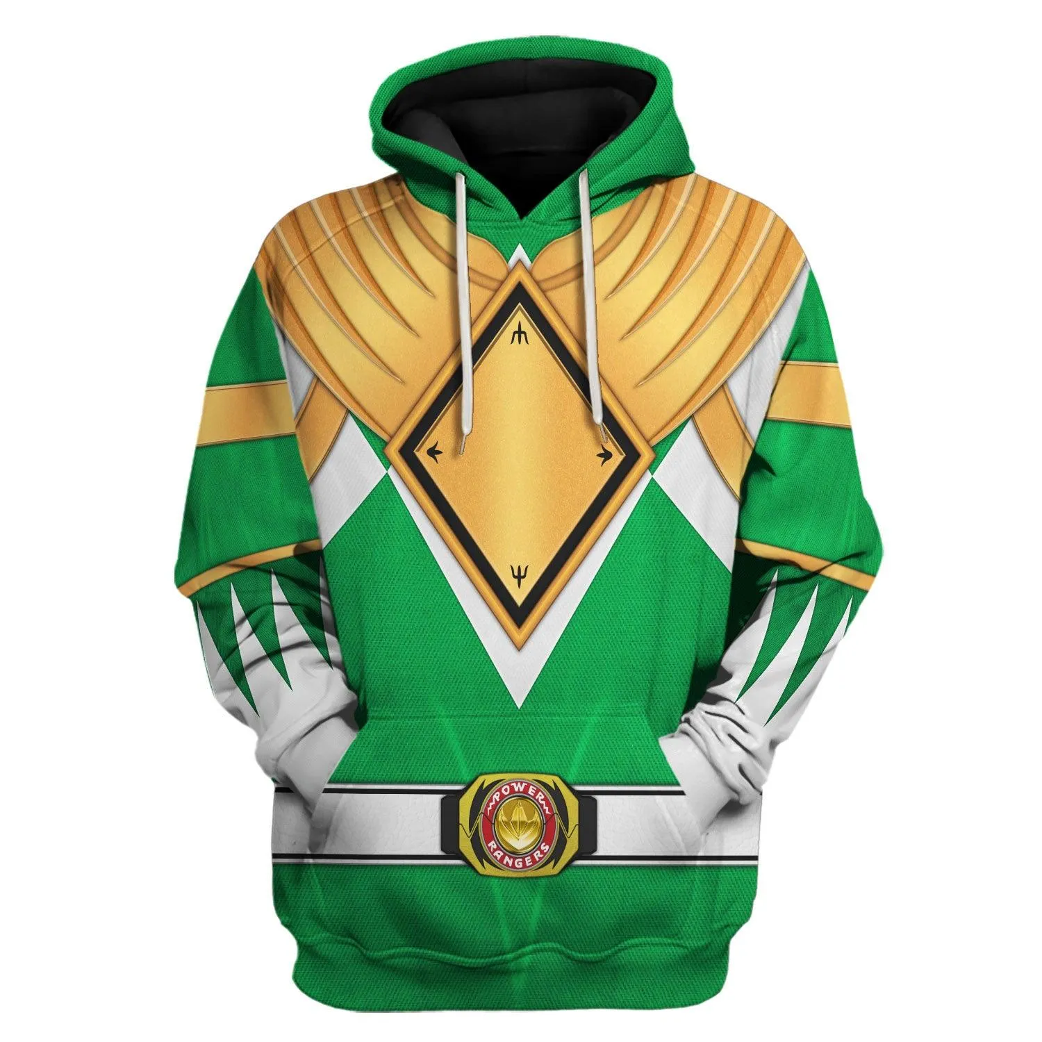 Green Ranger Dragon Shield Hoodies Sweatshirt T-shirt Hawaiian Tracksuit