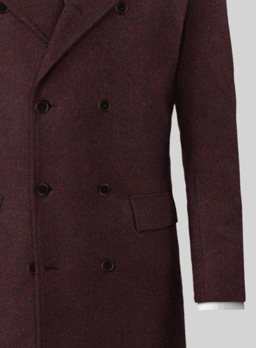 Highlander Sangria Tweed GQ Overcoat