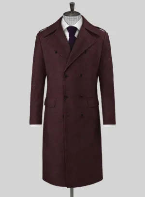 Highlander Sangria Tweed GQ Overcoat