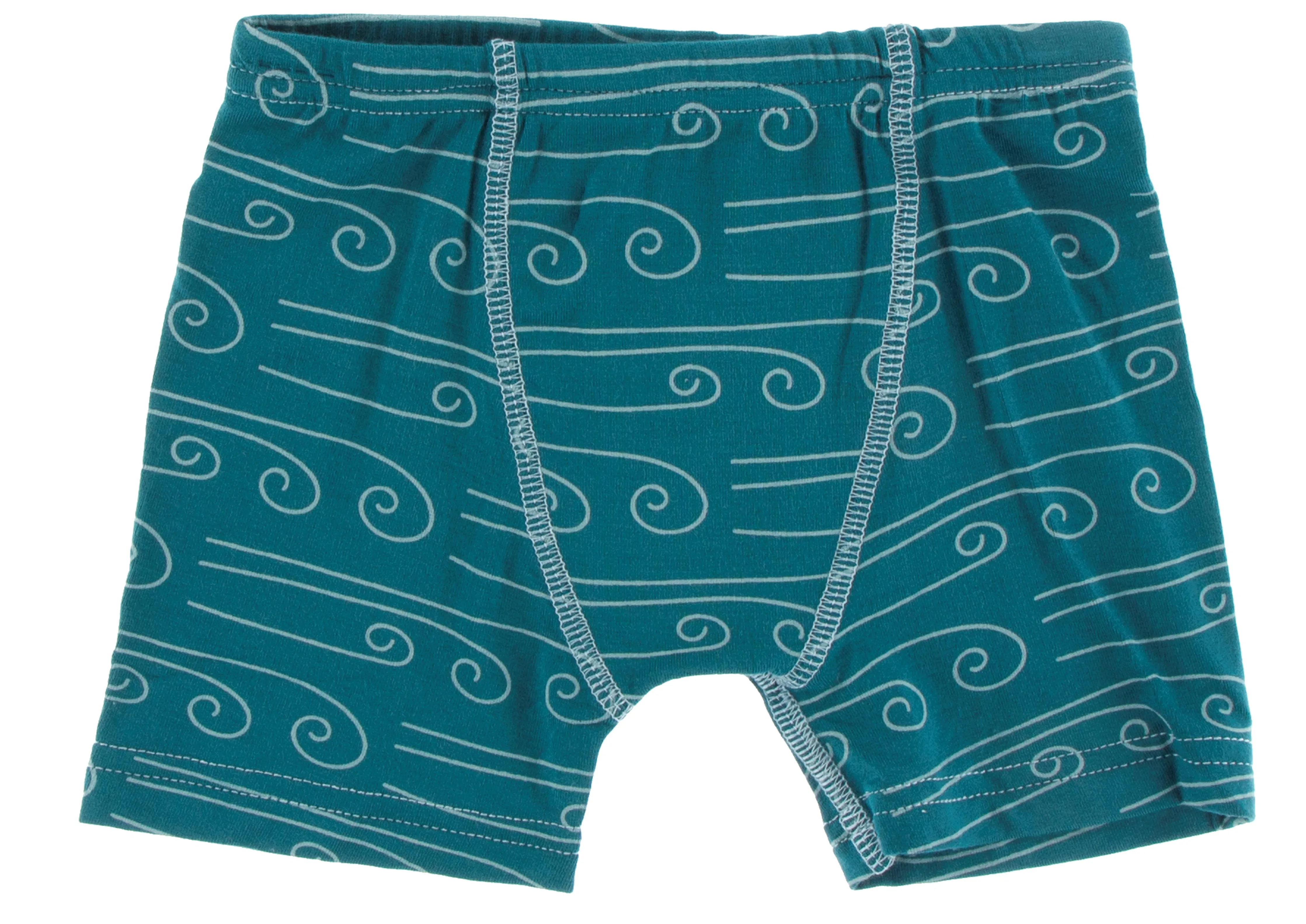 KicKee Pants Dusty Sky Happy Tornado & Heritage Blue Wind Boxer Briefs Set