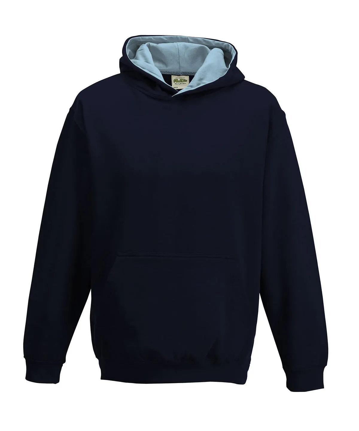 Kids varsity hoodie | New French Navy/Sky Blue