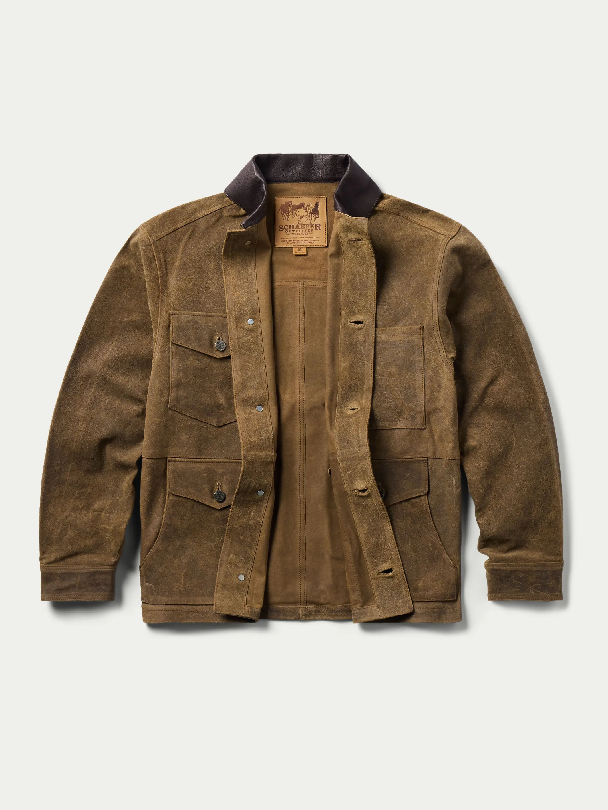 Leather Mesquite Brush Jacket