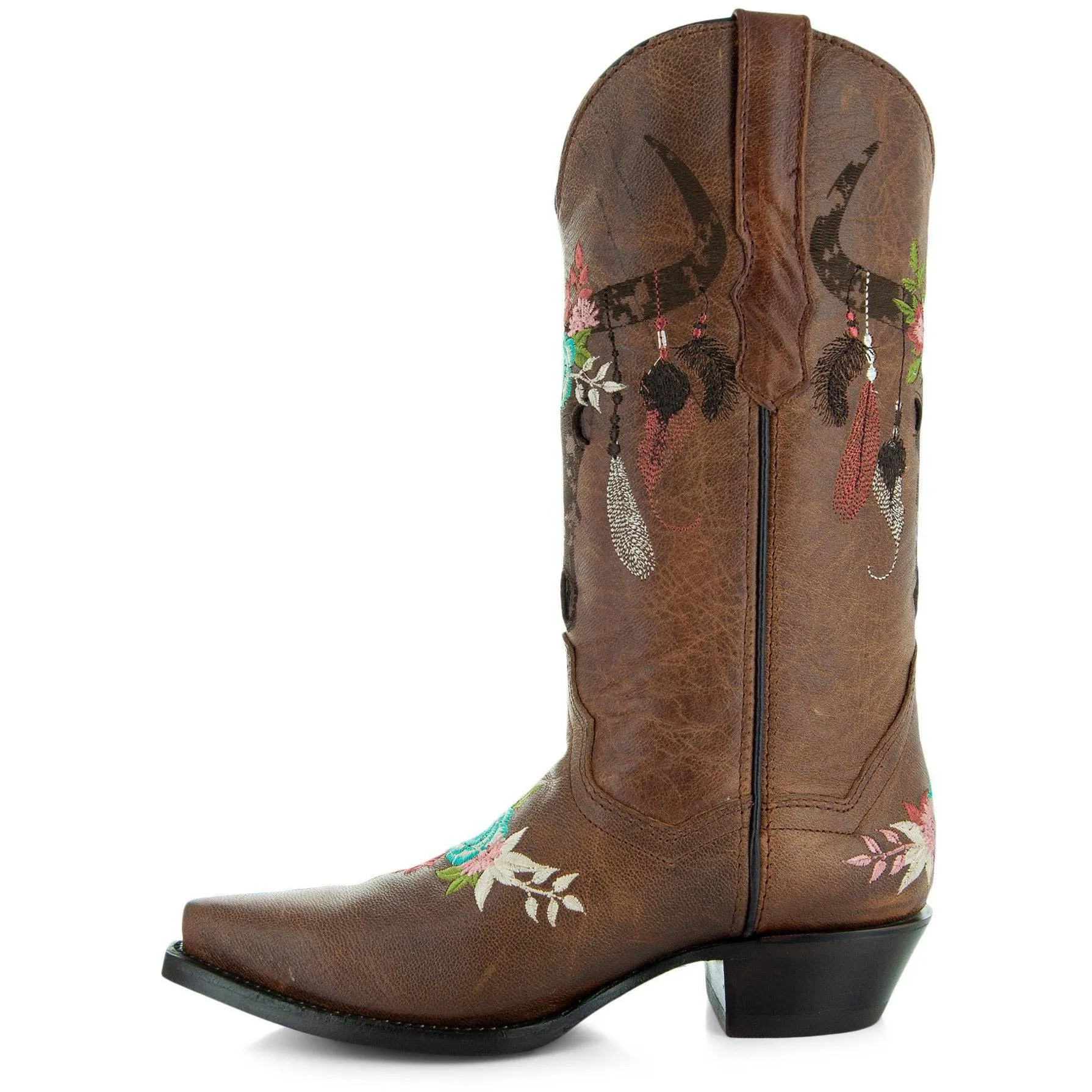 Longhorn Cowgirl Boots | Women's Longhorn Fashion Boots (M50029)