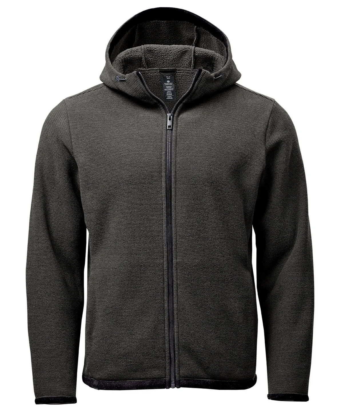 Medusa fleece hoodie | Charcoal Stripe