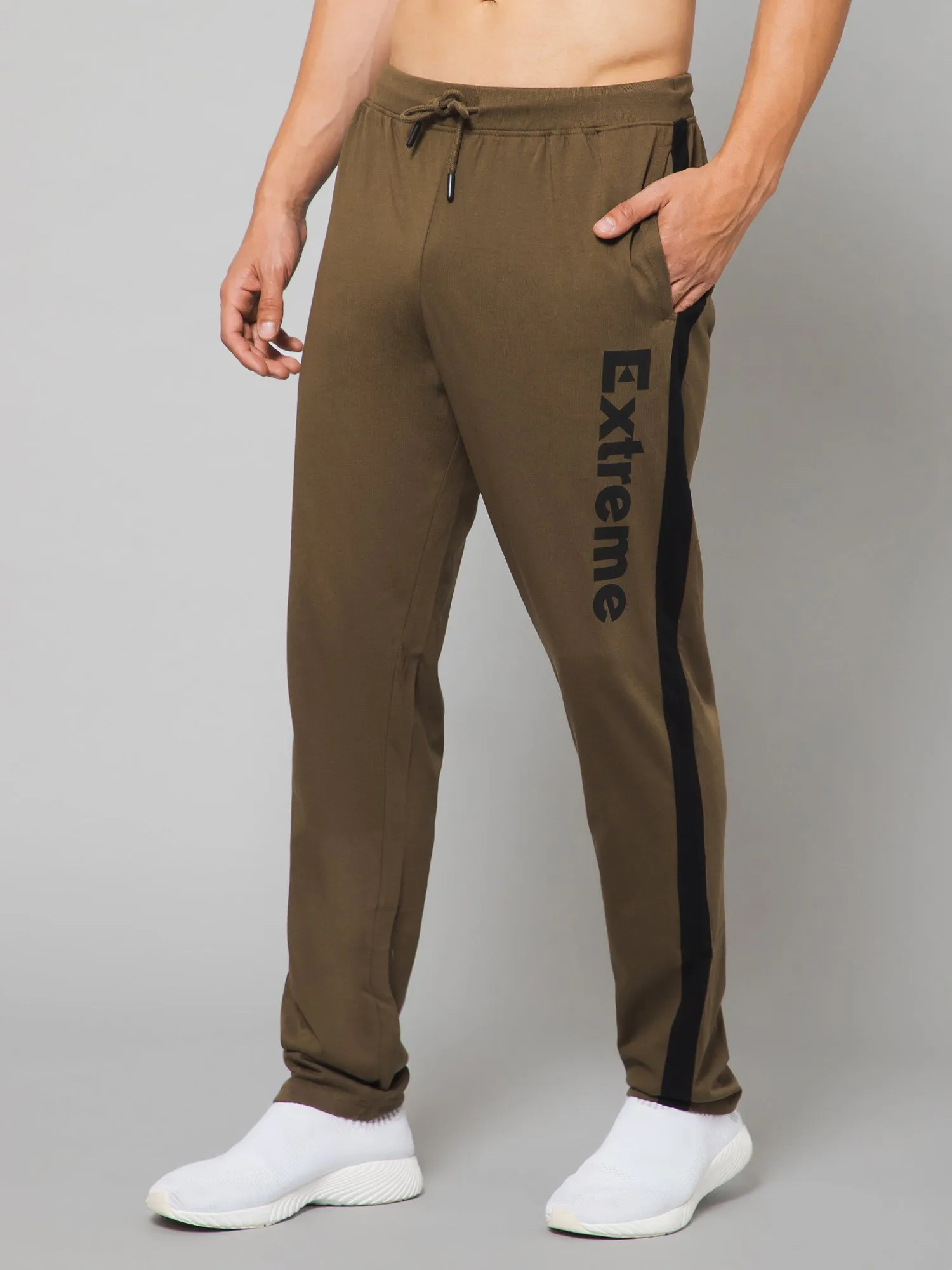 Men Olive Track Pant