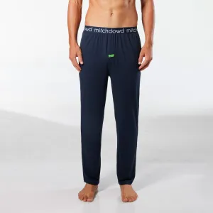 Men's Soft Bamboo Knit Sleep Pants - Navy