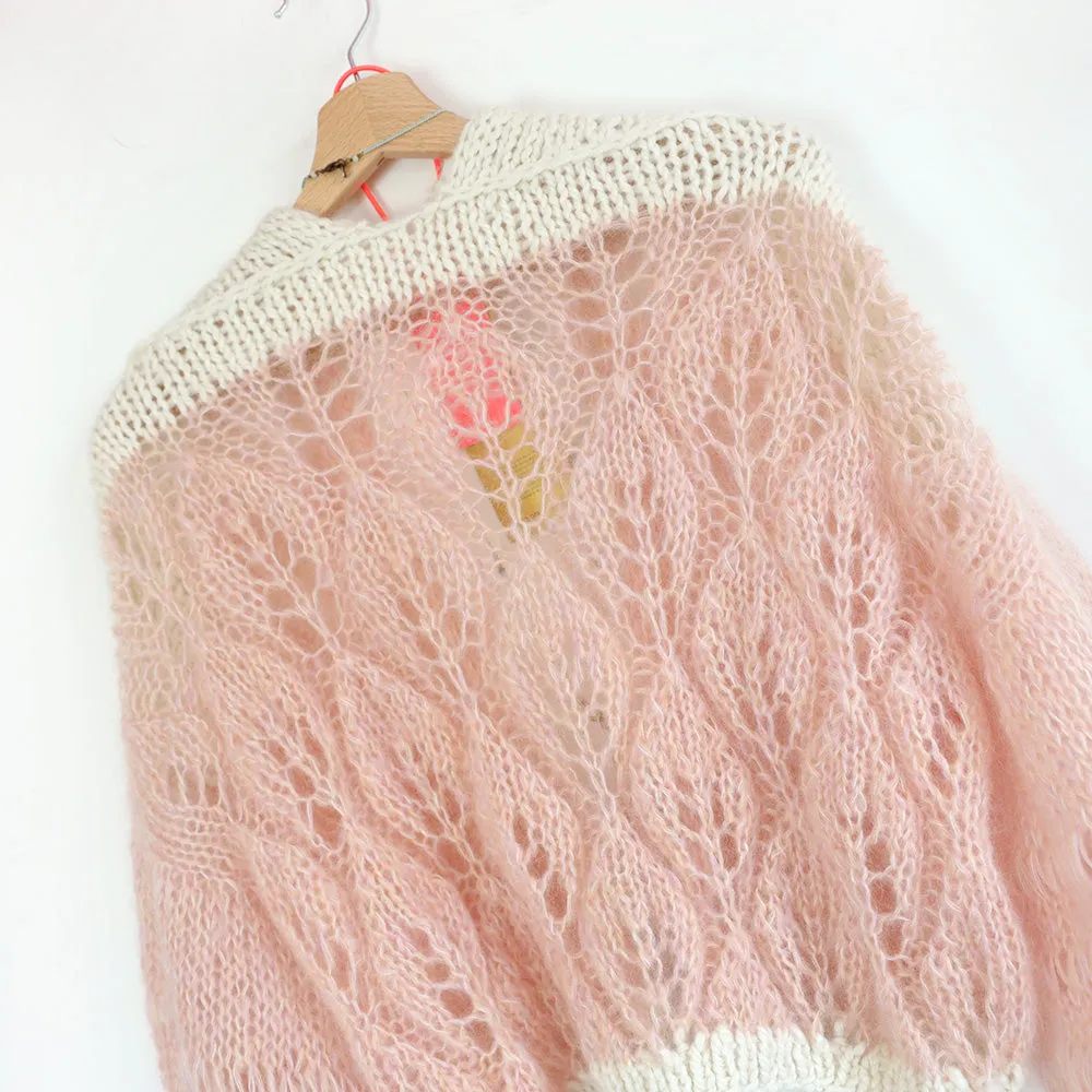 MYPZ Light Mohair Cardigan Leaves