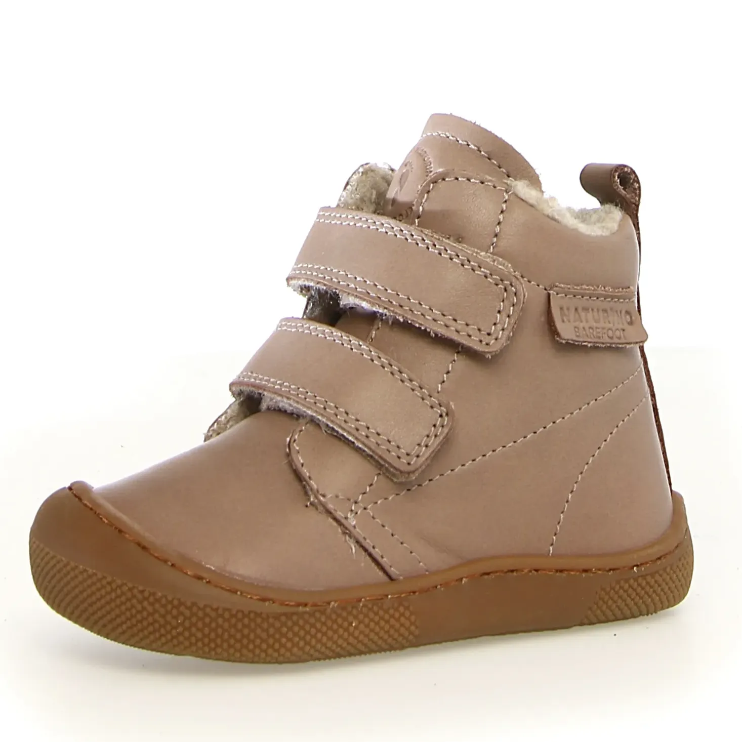 Naturino Wigghi Barefoot Vl Boy's and Girls Half Boots - Taupe