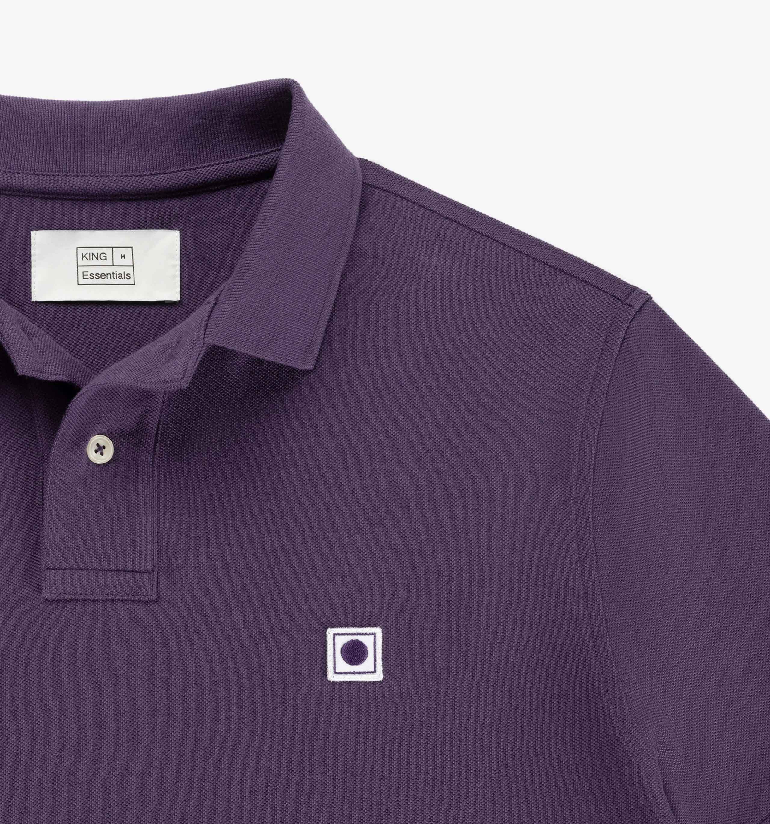 Pique Polo Dark Purple