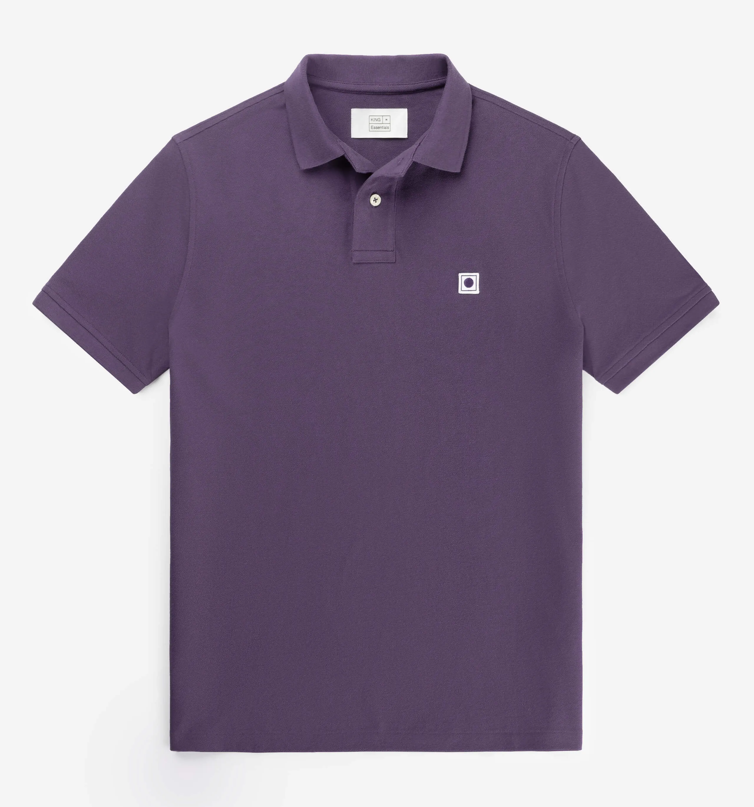 Pique Polo Dark Purple