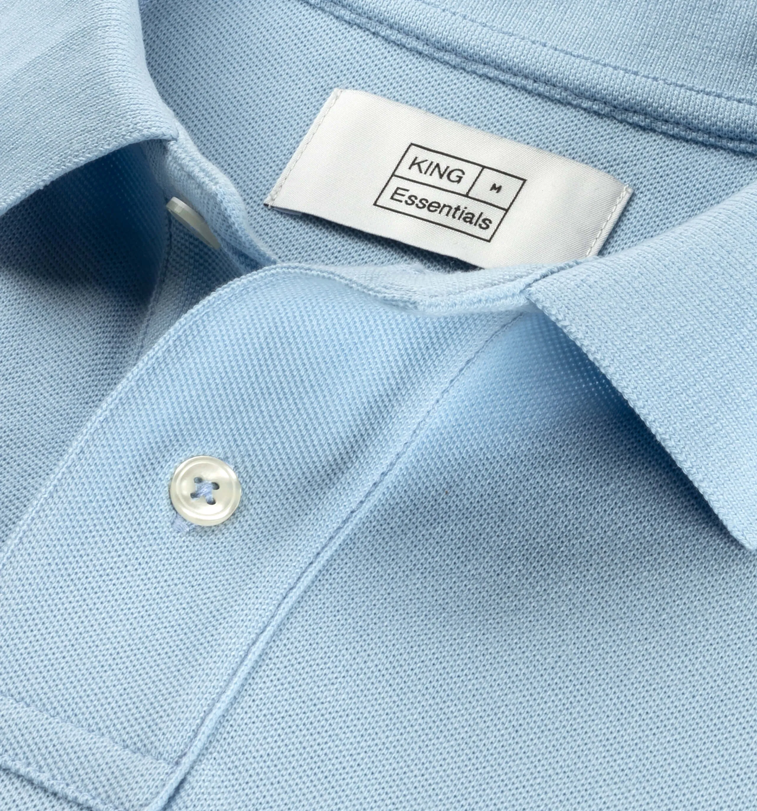 Pique Polo Light Blue