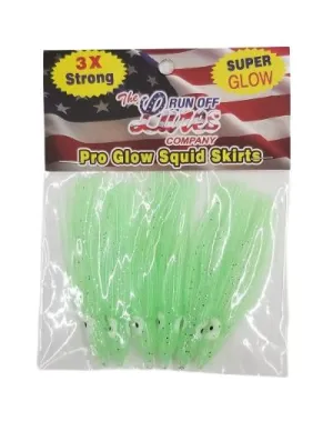 Pro Glow Squid Skirts - (6 Pack)