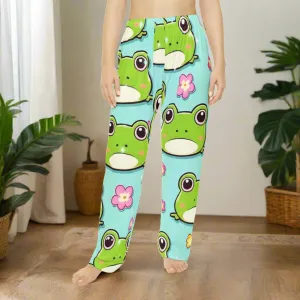 "Kawaii Love Frog" Women's Pajama Pants