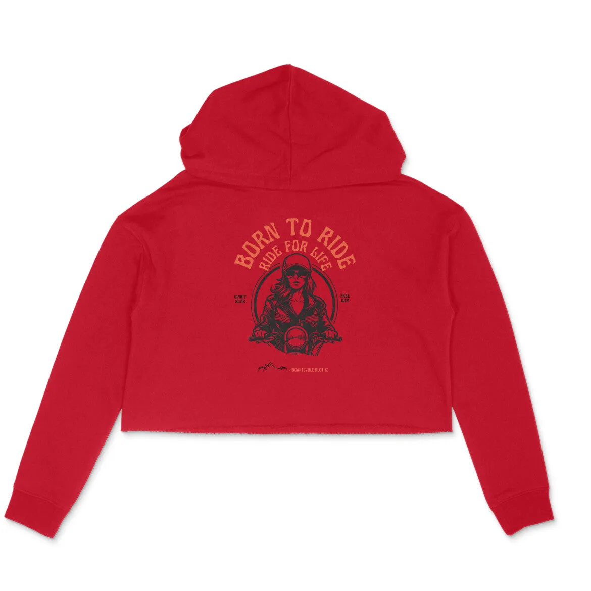 Ride for Life - Female Crop Hoodies