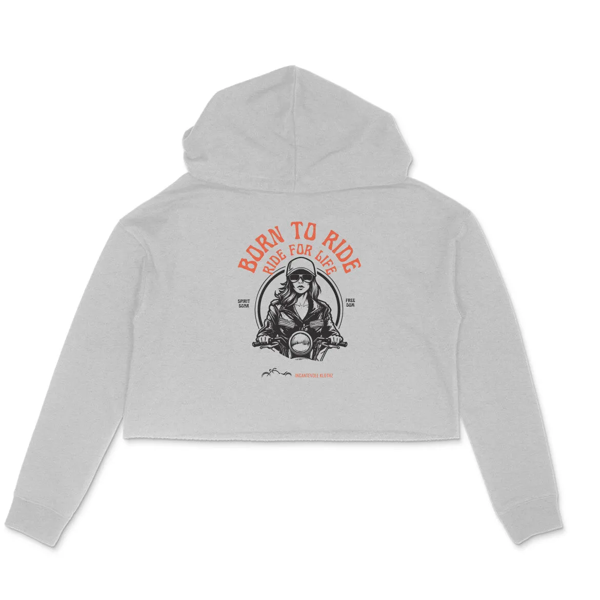 Ride for Life - Female Crop Hoodies