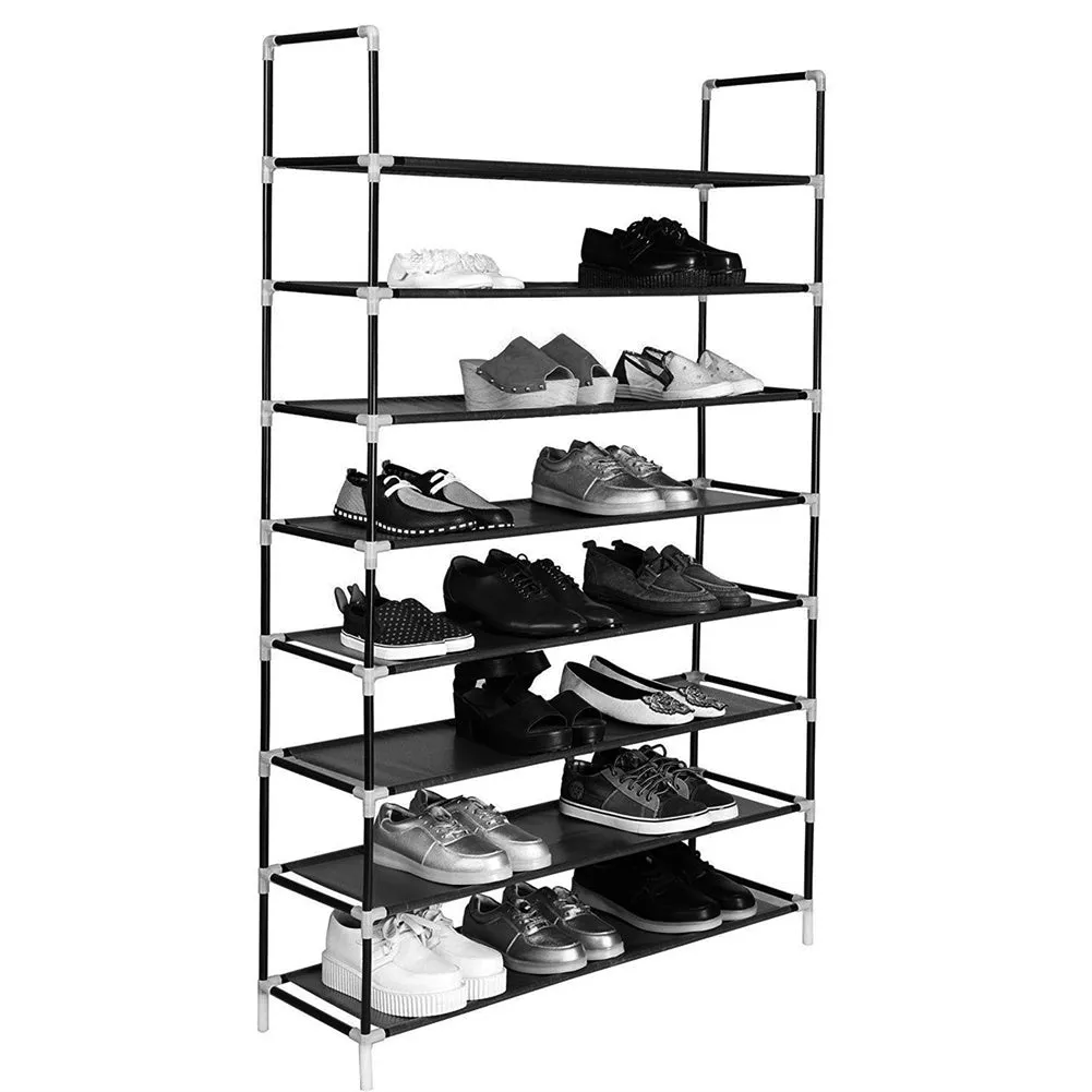 RONSHIN 100cm 8 Layers Shoe Rack Ultra Large Capacity Portable Simple Shoe Rack