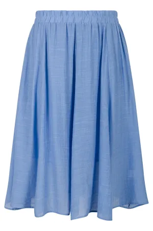 Soft Crosshatch Skirt | SOFT BLUE | 8837A1