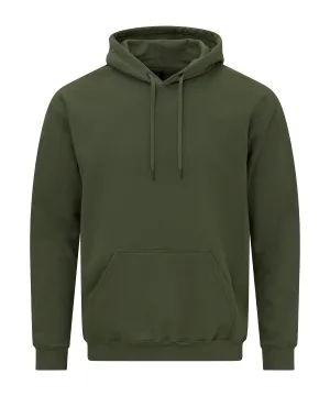 Softstyle midweight fleece adult hoodie | Military Green