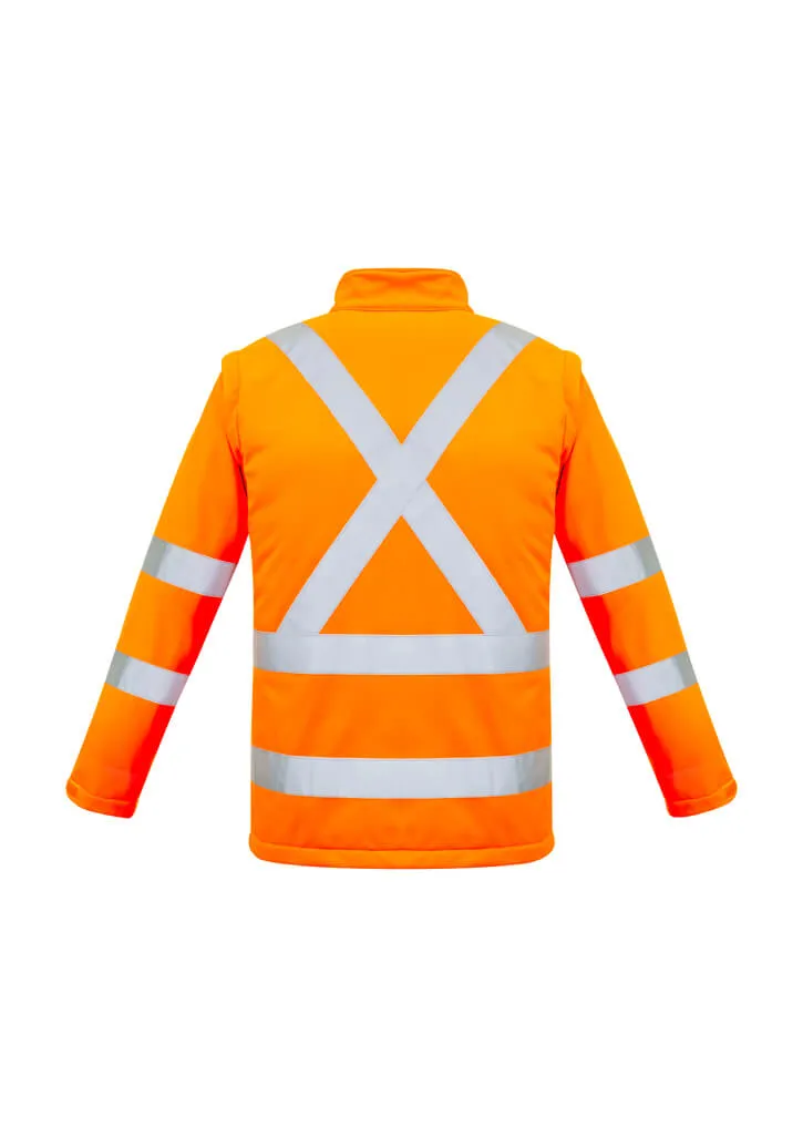 Syzmik Unisex Hi Vis 2 In 1 X Back Soft Shell Jacket (ZJ680)