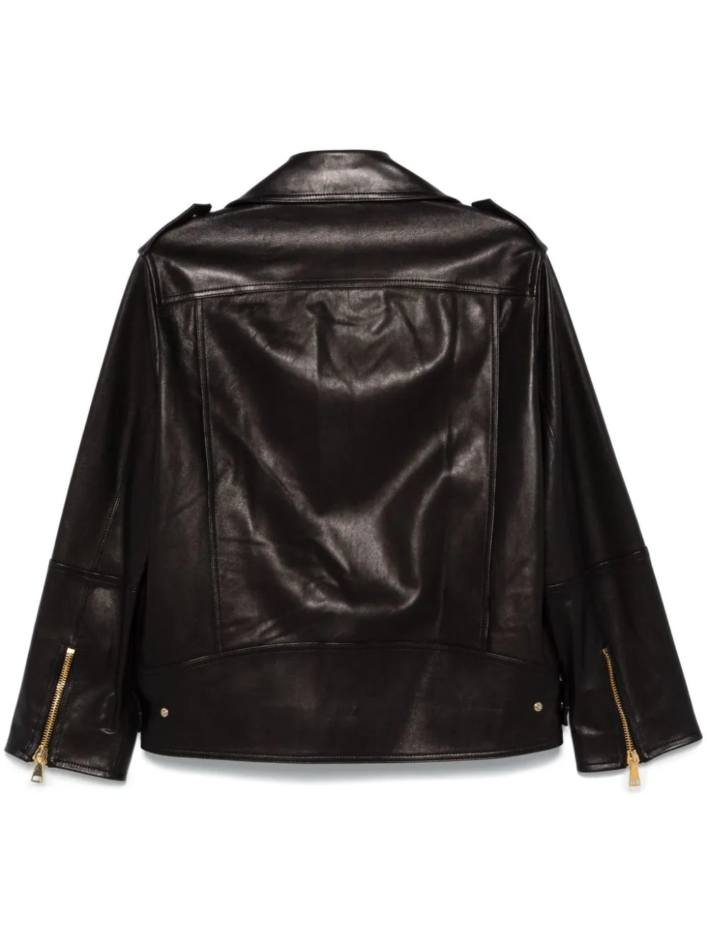 The Sleek Statement Jacket in black leather