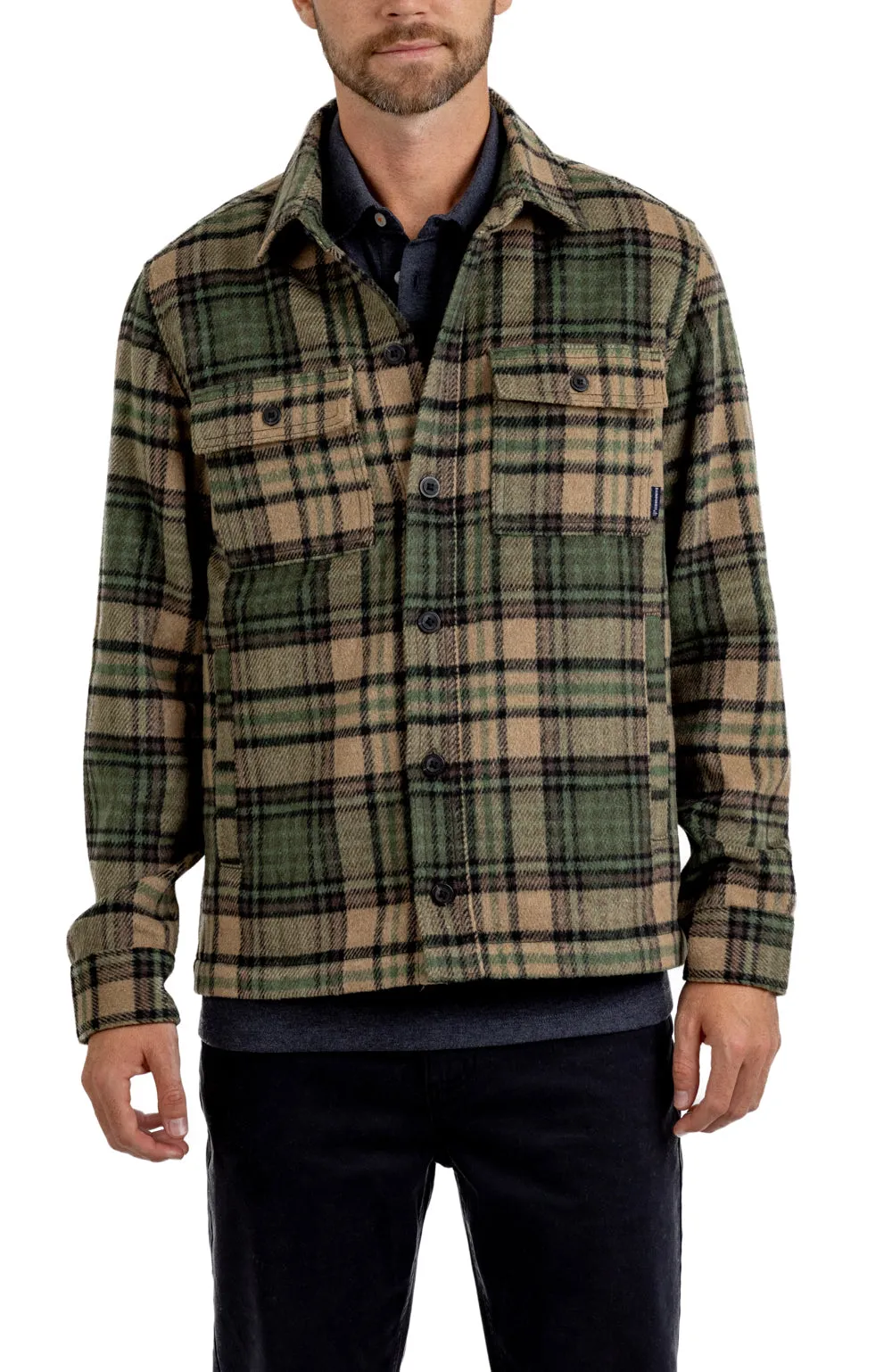 TRAILMASTER HVY WGHT BRUSHED COTTON BLEND L/S SHIRT