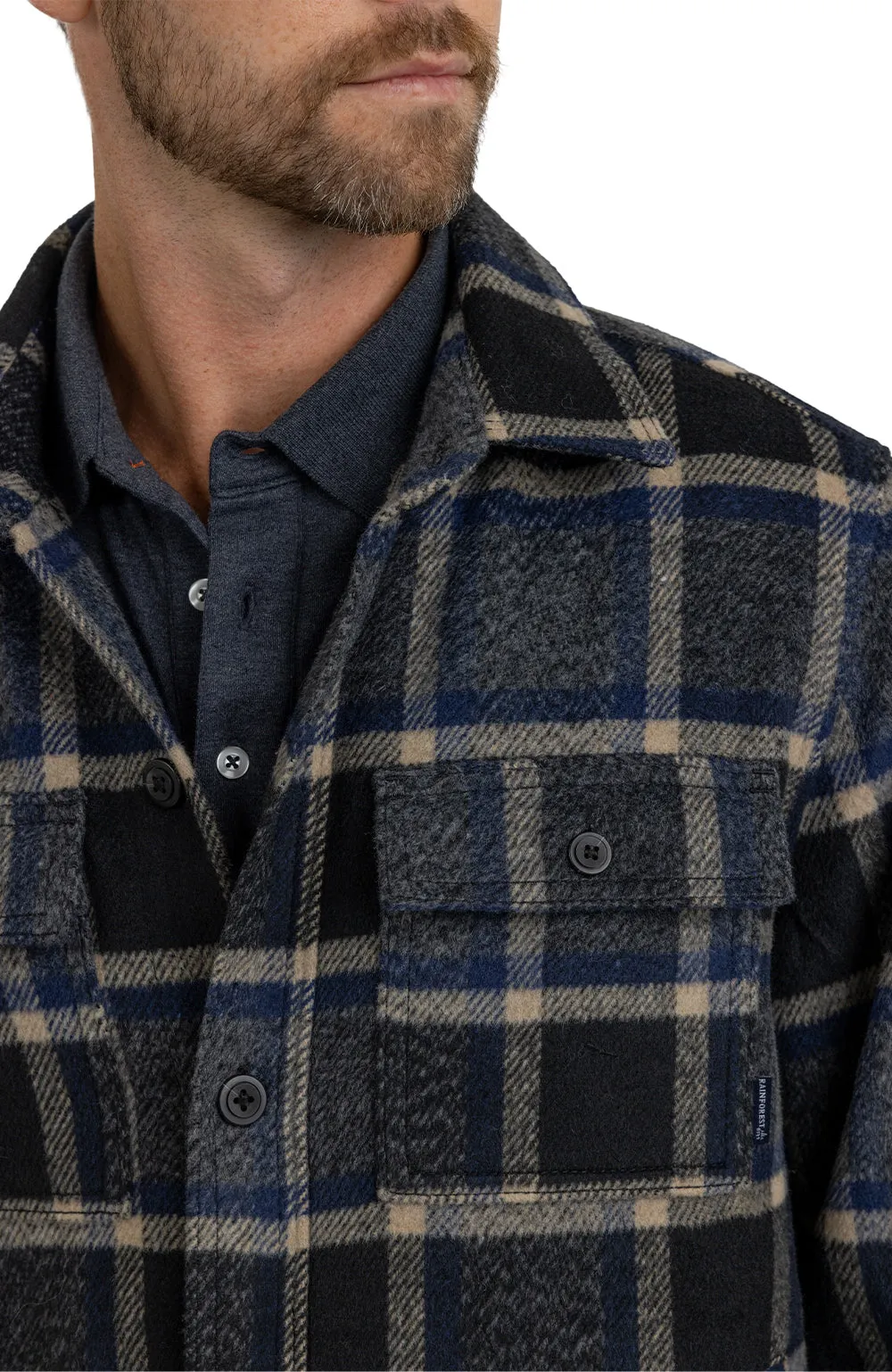 TRAILMASTER HVY WGHT BRUSHED COTTON BLEND L/S SHIRT