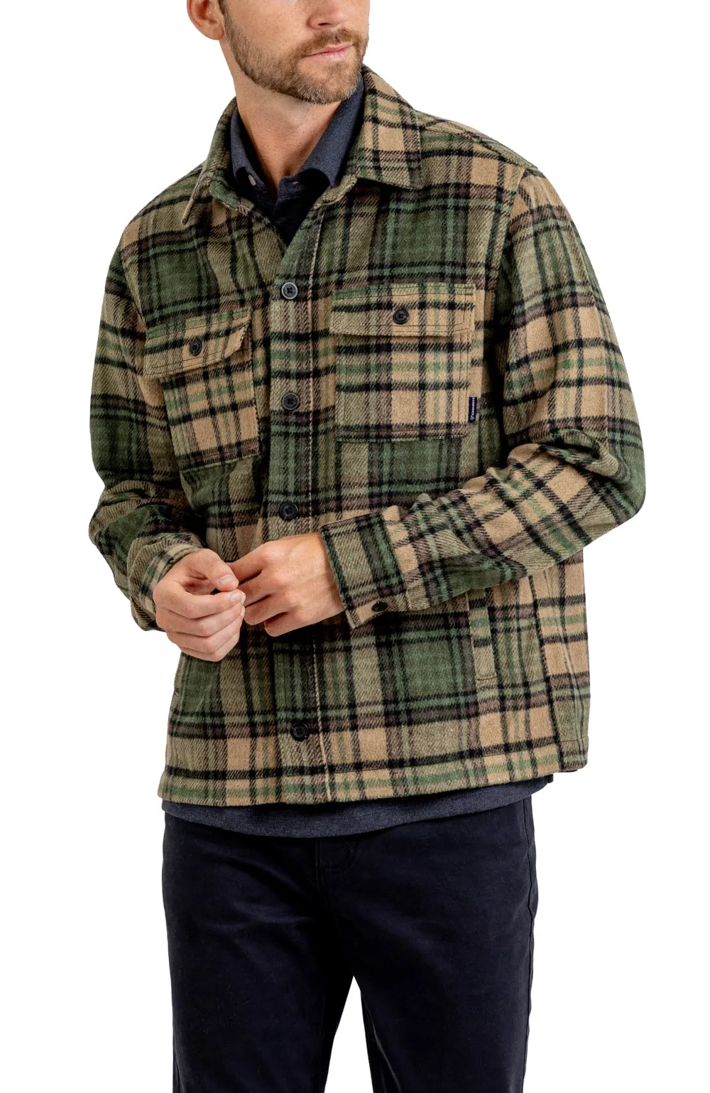 TRAILMASTER HVY WGHT BRUSHED COTTON BLEND L/S SHIRT