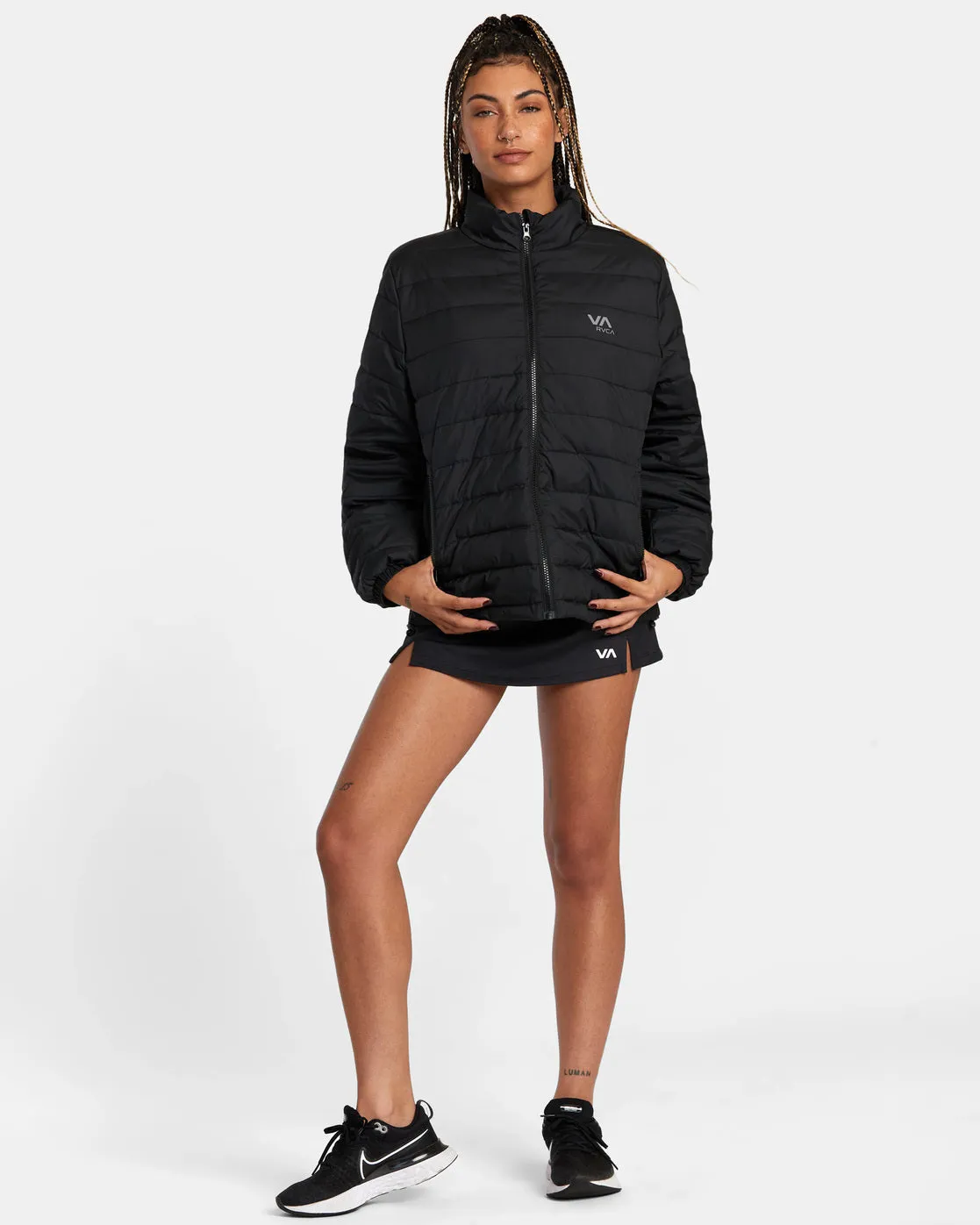 VA Puffer Jacket - Black